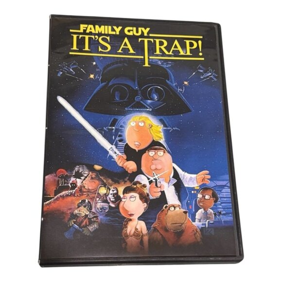 Family Guy Its A Trap DVD Digital Copy 2010 Star Wars Parody Complete Slipcover - Picture 3 of 8
